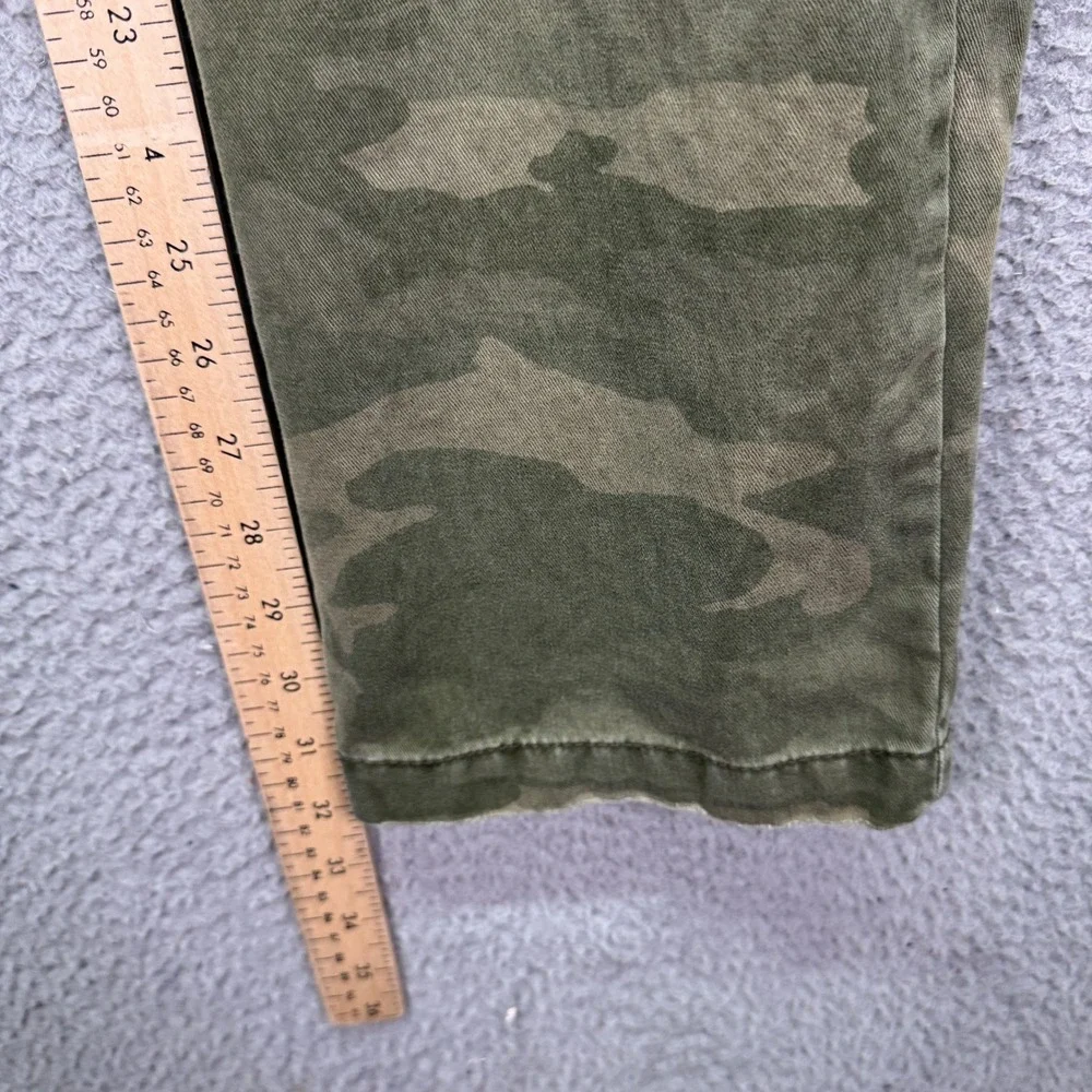 Hollister Pants Men 36x32 Green Camo Straight Cotton Military Preppy Y2K